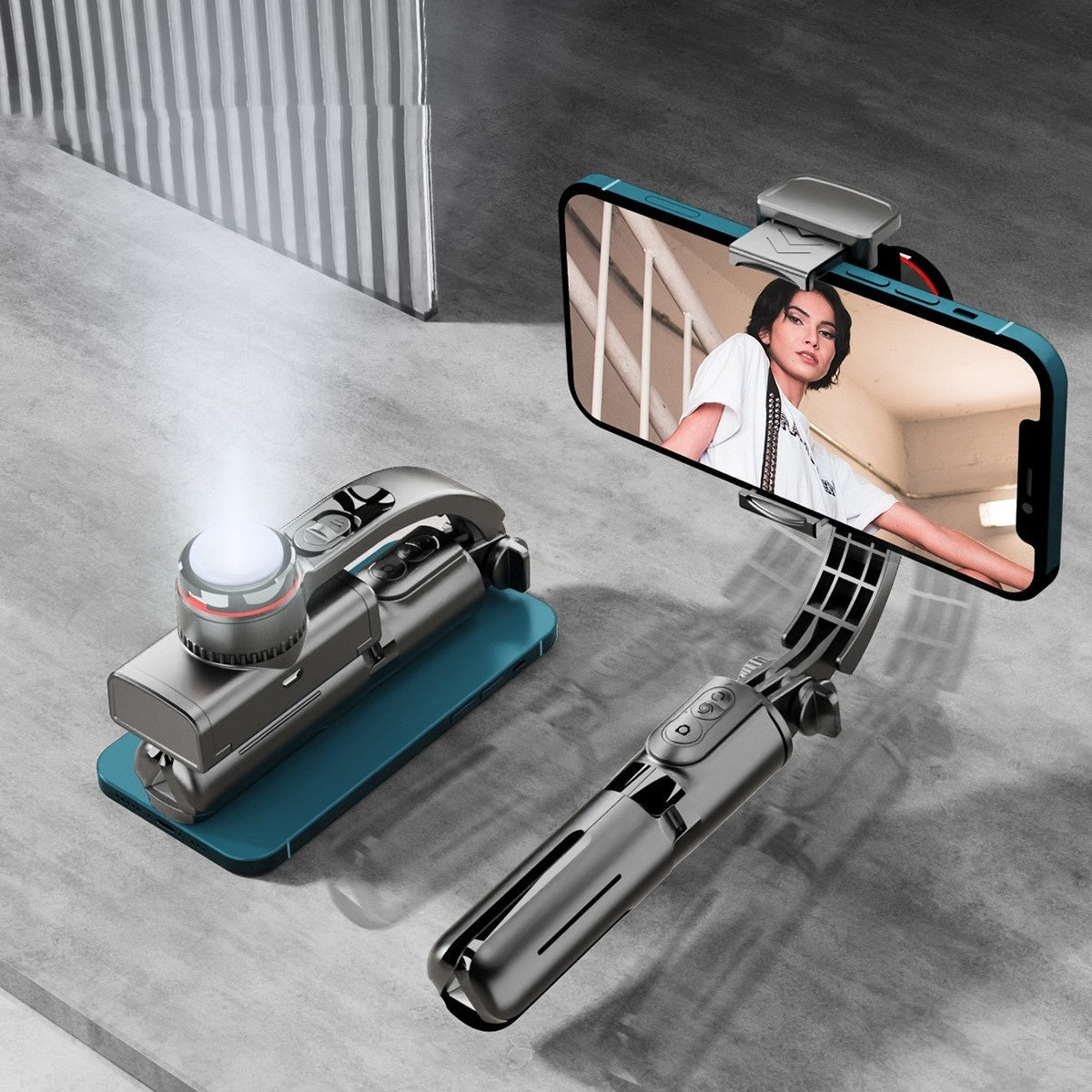 Capture Life’s Moments with the Mobile Phone Stabilizer Hand-held Tripod Head Selfie Stick